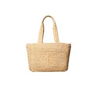 Calvin Klein Women's Bold Raffia Medium Tote Natural Raffia Calvin Klein Natural