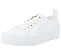 Calvin Klein Women's Bold Vulc Flatf Low Lace Mix Mtl Yw0yw01465Sneakers