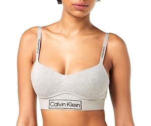 Calvin Klein Women's Bra, Lght Lined Bralette, Grey, S