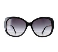 CALVIN KLEIN Women's Butterfly Shiny Black Gold Grey Gradient CK22548S Calvin Klein Black One Size