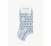 Calvin Klein Womens Calvin Klein Callie Logo Socks Pack Of Two 98 Cham Htr/Dneim Htr 1 Size
