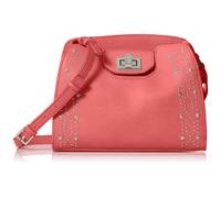 Calvin Klein womens Calvin Klein Clementine Mercury Leather & Celestial Stud Embellished Crossbody rose quartz One Size