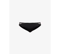 Calvin Klein Womens Calvin Klein Comfort Lotus Stretch-Lace Bikini Bottoms Black L