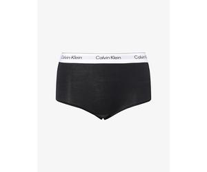 Calvin Klein Womens Calvin Klein Icon Boyshort Cotton-Modal Jersey Briefs Black S