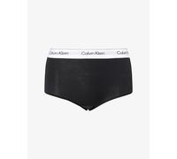 Calvin Klein Womens Calvin Klein Icon Boyshort Cotton-Modal Jersey Briefs Black XS