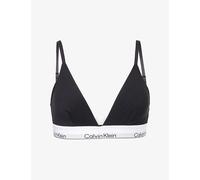 Calvin Klein Womens Calvin Klein Icon Unlined Cotton-Modal Jersey Triangle Bralette Black XL