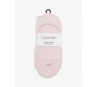 Calvin Klein Womens Calvin Klein Logo-Embroidered Cotton-Blend Socks Pack Of Two G59 Pink Combo Eur 35-38/2-5 UK Women