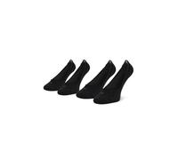 Calvin Klein womens Calvin Klein Logo Women's Liner Socks 2 pack Footie, Black, 39/42