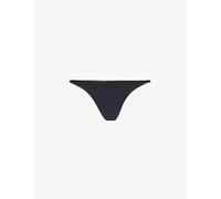 Calvin Klein Womens Calvin Klein Sculpted Nylon-Blend Thong Black XL