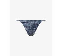 Calvin Klein Womens Calvin Klein Signature String Satin Thong Snake L