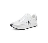Calvin Klein Women's Camina Sneaker, White, 3 UK