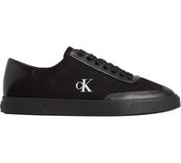 Calvin Klein Women's Canvas Trainers Low Pro in Cotton Canvas, Black (Triple Black), 4