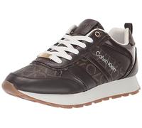 Calvin Klein Women's Carlla Sneaker, Brown Multi 211, 6 UK