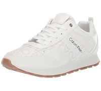 Calvin Klein Women's Carlla Sneaker, White Multi 142, 9 UK