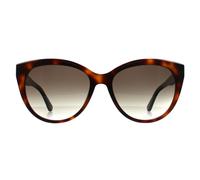 Calvin Klein Woman CK22520S 236 Sunglasses Acetate Havana Brown Cat Eye Normal Photochromatic