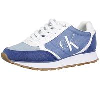 Calvin Klein Women's Cayle Sneaker, Blue Denim 450, 2.5 UK