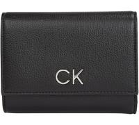 Calvin Klein Women's Ck Daily Medium Trifold Wallets, Ck Black, One Size