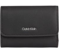 Calvin Klein Women's Ck Must Small Trifold Wallets, Ck Black, One Size