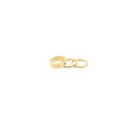 Calvin Klein Ladies' Gold Tone Ring Trio Set - Size N