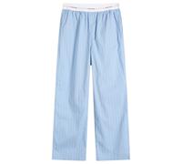 Calvin Klein Women's Cotton Poplin Sleep Pant Trail Stripe Frozen Fjord