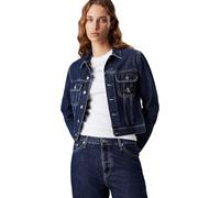 Calvin Klein Women's Cropped 90's Denim Jacket J20j223670 Trucker Jacket