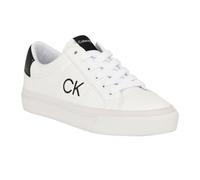Calvin Klein Women's Cylaie Sneaker, White 140, 9 UK