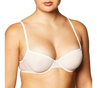 Calvin Klein Women's Demi & Balconette Bra, Sheer, Nympth's Thigh, 34C