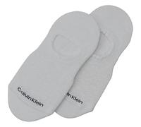 Calvin Klein Women's Diamond Open Work High Cut Footie Socks (Pack of 2), White, One Size