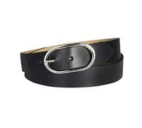 Calvin Klein Women's Dress Belt, Black Center Bar, Medium