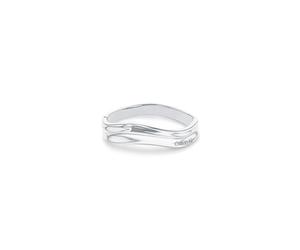 Calvin Klein Women's ELEMENTAL Collection Bangle Bracelet in Stainless Steel - 35000641