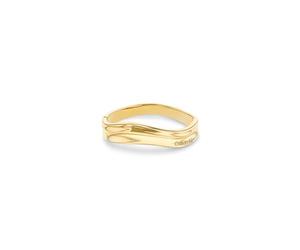 Calvin Klein Women's ELEMENTAL Collection Bangle Bracelet in Yellow Gold - 35000642
