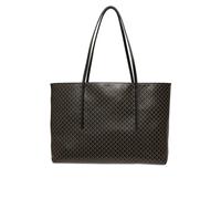 Calvin Klein Women's Emblem Aop Tote With Pouch Dark Brown Aop Calvin Klein Dark Brown One Size