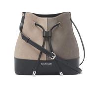 Calvin Klein womens Gabrianna Novelty Bucket Shoulder Bag Grey Combo