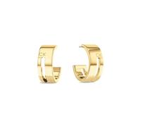Calvin Klein Women's GEOMETRIC C Shape Earrings in Yellow Gold - 35000676