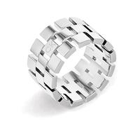 Calvin Klein Women's GEOMETRIC Collection Ring in Stainless Steel - Available in Silver or Gold Version
