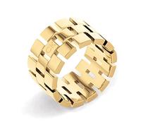 Calvin Klein Women's GEOMETRIC Collection Ring in Stainless Steel - Available in Silver or Gold Version