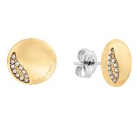 Calvin Klein Women's Gold Tone Brushed Crystal Earrings