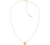 Calvin Klein Women's Gold Tone Brushed Crystal Necklace