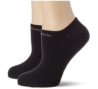 Calvin Klein Women's Gripper Trainer Socks (Pack of 2), black, One Size