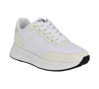 Calvin Klein Women's Hallie Sneaker, White 140, 8 UK