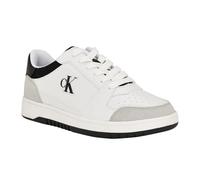 Calvin Klein Women's Hania Sneaker, White/Grey 140, 2 UK