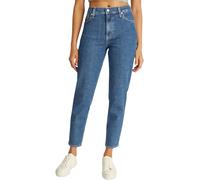 Calvin Klein Women's High Waist Mom Jeans, Blue (Denim Medium), 34W/28L