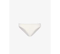 Calvin Klein Womens Ivory Comfort Lotus Floral-embroidered Stretch-lace Briefs S