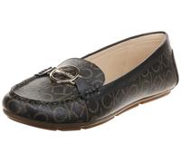 Calvin Klein Women's Layne Loafer Flat, Brown Multi 913, 7.5 UK