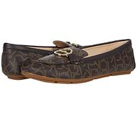 Calvin Klein Women's Layne Loafer Flat, Brown Multi 913, 9 UK