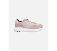Calvin Klein Women's Leather Lace-Up Rubber Sole Shoes Women - Liliac Sneakers - Purple