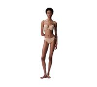 Calvin Klein Women's Lightly Lined Adjustable Plunge Bra, Beige (Cedar), 32D