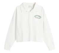 Calvin Klein Women's Logo Cotton Jersey Polo Tofu Large