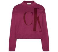 Calvin Klein Women's Long Sleeve Smooth Cotton Ck Jac Lv047e304g Sweaters (pack of 1)