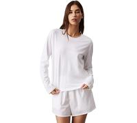 Calvin Klein Women's LONGSLEEVE CLASSIC 000QS7332E L/S T-Shirt, White (WHITE), S
